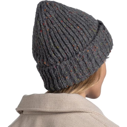 BUFF-Knitted & Fleece Band Hat-KIM GREY