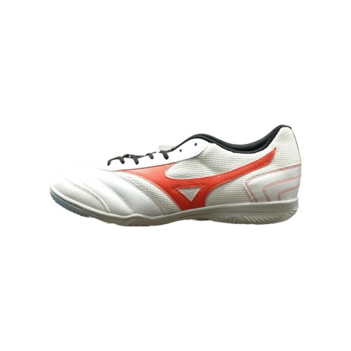 BOTA FUTBOL SALA MIZUNO MRL SALA CLUB IN-Q1GA2403-91-BLANCO-ROJO-UNISEX