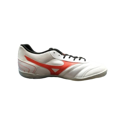 BOTA FUTBOL SALA MIZUNO MRL SALA CLUB IN-Q1GA2403-91-BLANCO-ROJO-UNISEX