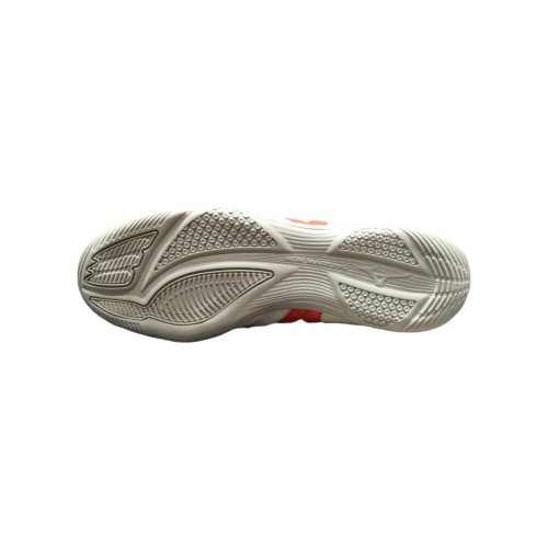 BOTA FUTBOL SALA MIZUNO MRL SALA CLUB IN-Q1GA2403-91-BLANCO-ROJO-UNISEX