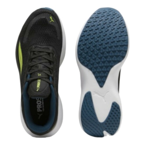 PUMA SCEND PRO RUNNING BLACK-LIME