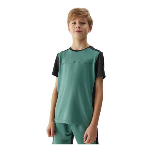 Camiseta sin mangas 4F TSHIRT FNK M693-NIÑO-41S-VERDE