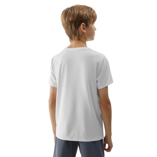 Camiseta  4F TSHIRT FNK M691-NIÑO-10S-BLANCO