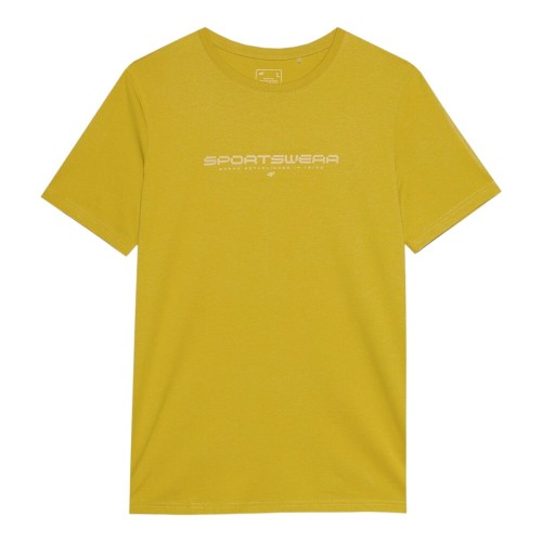 Camiseta manga corta 4F TSHIRT M1156-HOMBRE-71S-AMARILLO