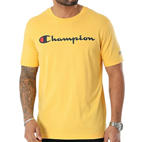 Camiseta CHAMPION Crewneck T-Shirt-219831-YS107-NARANJA-HOMBRE