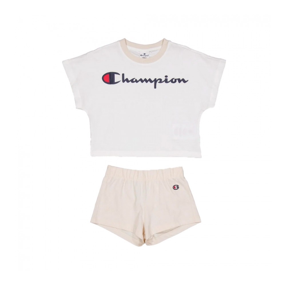 Conjunto Ropa CHAMPION Set-404966-WW001-BLANCO-NIÑA