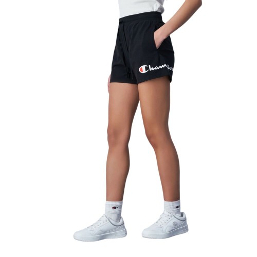 Pantalon deporte CHAMPION Shorts-117143-KK001-NEGRO-MUJER