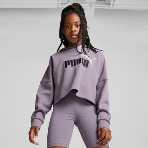 PUMA SUDADERA CROPPED NIÑA