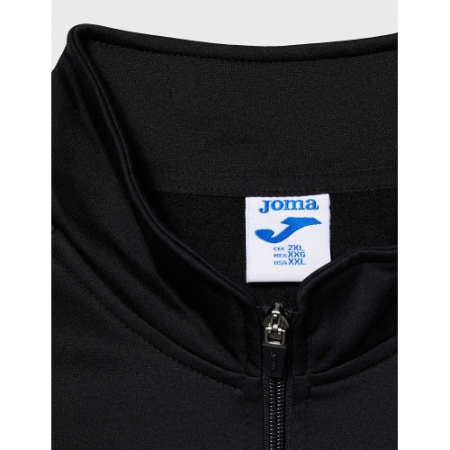 SUDADERA JOMA FARAON 1/2 ZIP NEGRO