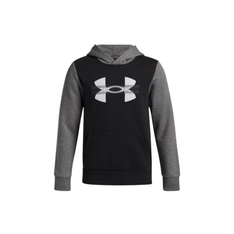 Sudadera negra Under Armour negra JR