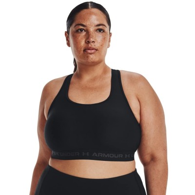 Top sujetador negro Under Armour negro mujer