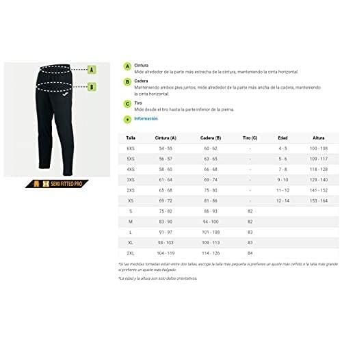 JOMA PANTALON LARGO ELBA NEGRO