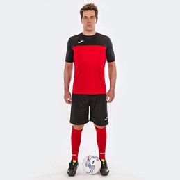 JOMA-CAMISETA WINNER ROJO-NEGRO M/C