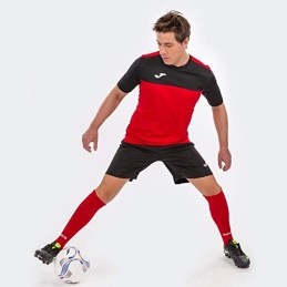 JOMA-CAMISETA WINNER ROJO-NEGRO M/C