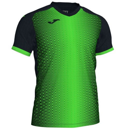 JOMA-CAMISETA SUPERNOVA NEGRO-VERDE FLÚO