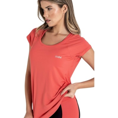 Camiseta coral Ditchil coral mujer