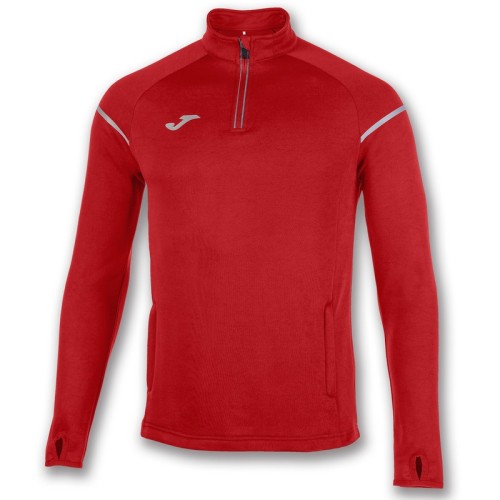 JOMA-SUDADERA 1/2 CREMALLERA RACE ROJO