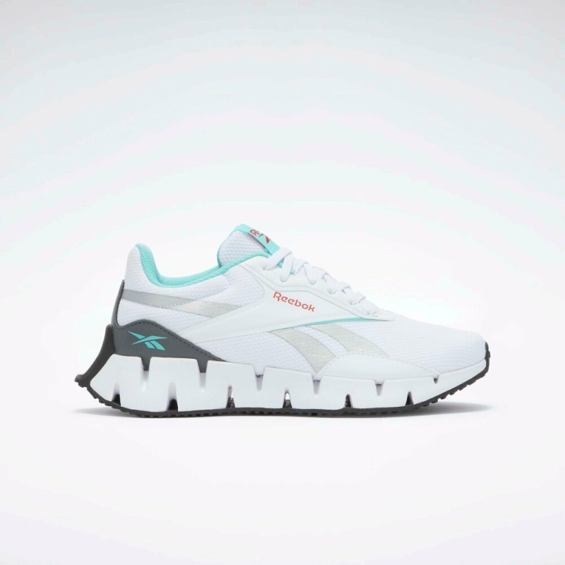 ZAPATILLA BLANCA REEBOK ZIG DYNAMICA STR WOMEN  WHITE/BLUE/GREY