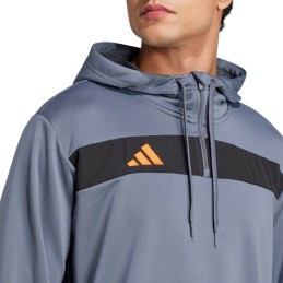 Sudadera gris Adidas Tiro Es gris -negro hombre