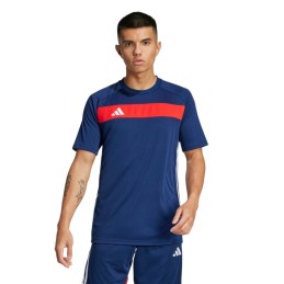 Camiseta manga corta azul Adidas Tiro ES Azul hombre