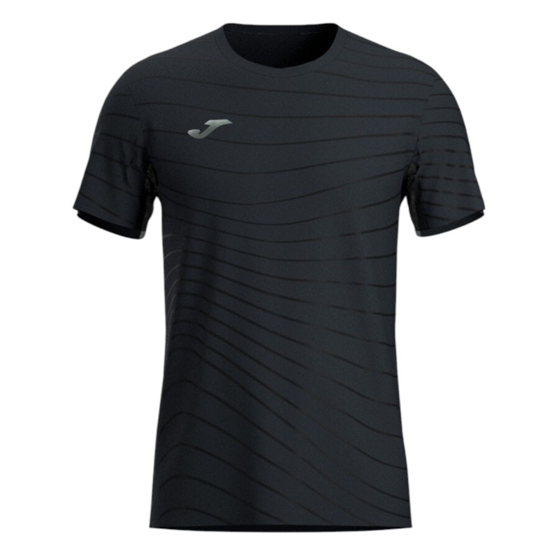 Camiseta Manga Corta Running Negra Joma R-Night Negra