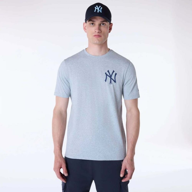 Camiseta gris New Era MLB new york yankees gris hombre