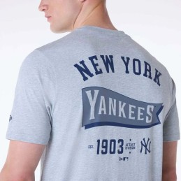 Camiseta gris New Era MLB new york yankees gris hombre