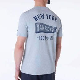 Camiseta gris New Era MLB new york yankees gris hombre