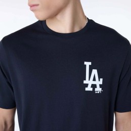 Camiseta negra New Era MLB losdod gris dodgers