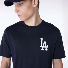 Camiseta negra New Era MLB losdod gris dodgers