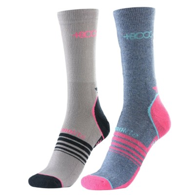 Calcetines trekking azul thermo +8000 azul mujer