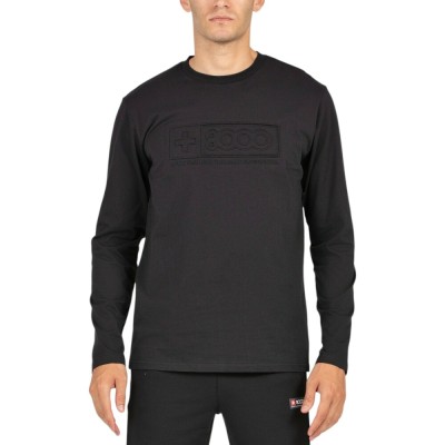 Camiseta M/L negra +8000 negra hombre