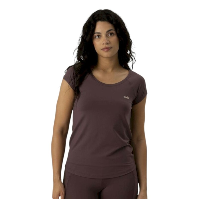 Camiseta Granate  Ditchil T-Shirt Ease Caramelo Beringel Mujer