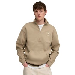 Sudadera marron Puma marron hombre