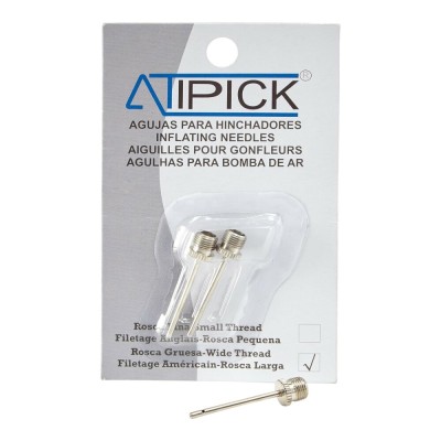 BLISTER 3 AGUJAS CON ROSCA GRUESA