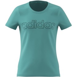 CAMISETA ADIDAS G LIN T HE1963 AZUL NIÑA