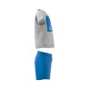 CONJUNTO ADIDAS I BL T SET H65822 GRIS Y AZUL NIÑO VERANO