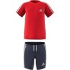 CONJUNTO ADIDAS I 3S SPORT SET HF1905 ROJO Y NEGRO NIÑO
