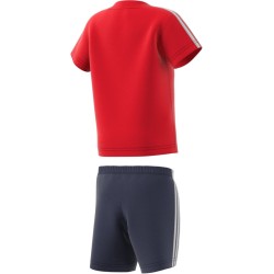 CONJUNTO ADIDAS I 3S SPORT SET HF1905 ROJO Y NEGRO NIÑO