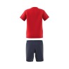 CONJUNTO ADIDAS I 3S SPORT SET HF1905 ROJO Y NEGRO NIÑO