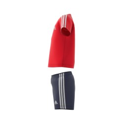 CONJUNTO ADIDAS I 3S SPORT SET HF1905 ROJO Y NEGRO NIÑO