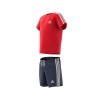 CONJUNTO ADIDAS I 3S SPORT SET HF1905 ROJO Y NEGRO NIÑO