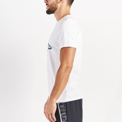 CAMISETA KAPPA GALINA GRAPHIK 36181IW BLANCA HOMBRE MANGA CORTA