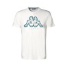 CAMISETA KAPPA GALINA GRAPHIK 36181IW BLANCA HOMBRE MANGA CORTA