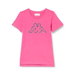 CAMISETA KAPPA GIAGLIONE 361C6CW-V27 ROSA NIÑA MANGA CORTA ALGODON