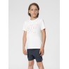 PANTALON 4F-SHORTS FNK M151 4FJSS23TFSHM151-25S NEGRO NIÑO MULTIDEPORTE