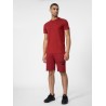 PANTALON CORTO 4F-SHORTS CAS  M057 4FSS23TSHOM057-61S ROJO HOMBRE TREKKING
