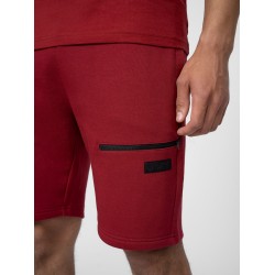 PANTALON CORTO 4F-SHORTS CAS  M057 4FSS23TSHOM057-61S ROJO HOMBRE TREKKING