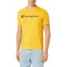 CAMISETA CHAMPION YS074 AMARILLA HOMBRE MANGA CORTA