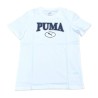 CAMISETA PUMA SQUAD B-676352-65-BLANCO UNISEX  MANGA CORTA